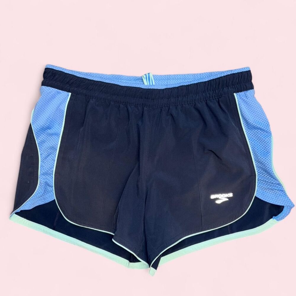 Size Medium Brooks blue running shorts